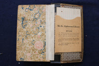 1827 MANUALE ORDINANDORUM COMPLECTENS HARDCOVER BOOK - LATIN - KD 9553