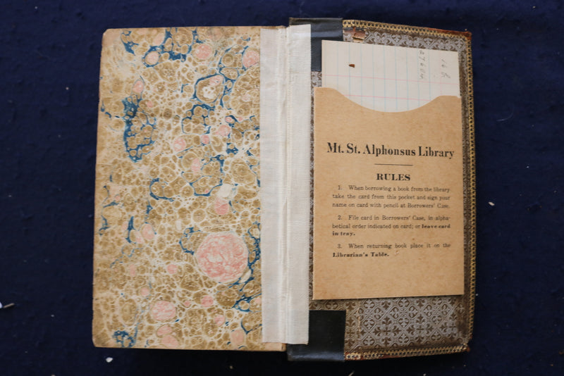 1827 MANUALE ORDINANDORUM COMPLECTENS HARDCOVER BOOK - LATIN - KD 9553