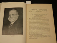 1927 MENTAL HYGIENE QUARTERLY MAGAZINE BOUND VOLUME NO. 11 - SIGNED - KD 2756W