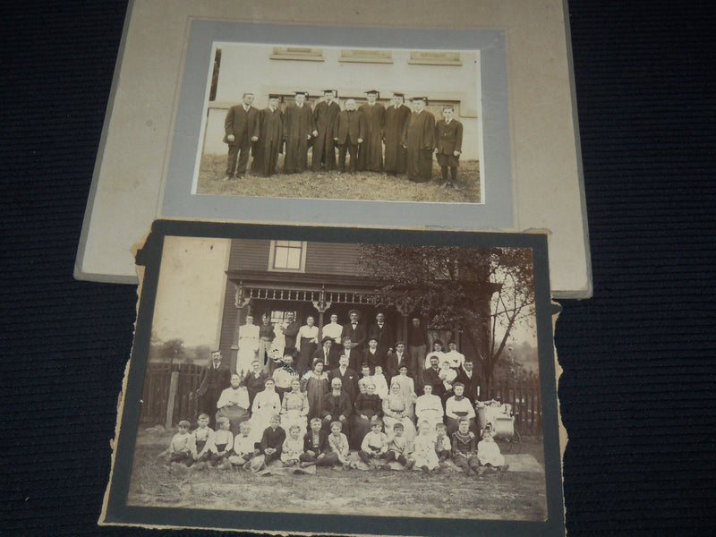 1800'S-1900'S ASSORTED MOUNTED PHOTOS - 8 TOTAL PHOTOS - #37