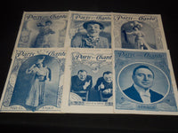 1906 PARIS QUI CHANTE REVUE ILLUSTREE MAGAZINE LOT OF 29 ISSUES - O 3442A