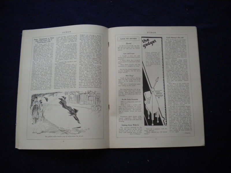 1928 DECEMBER 15 JUDGE MAGAZINE - DR. SEUSS ILLUSTRATIONS - B 437F