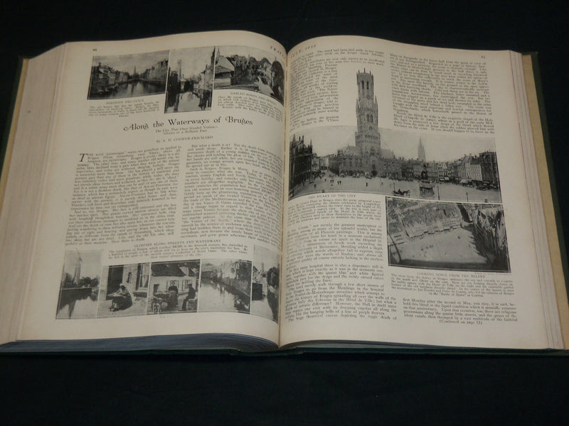 1929 NOV-1930 OCT TRAVEL MAGAZINE BOUND VOLUME - GREAT COVERS - KD 5991