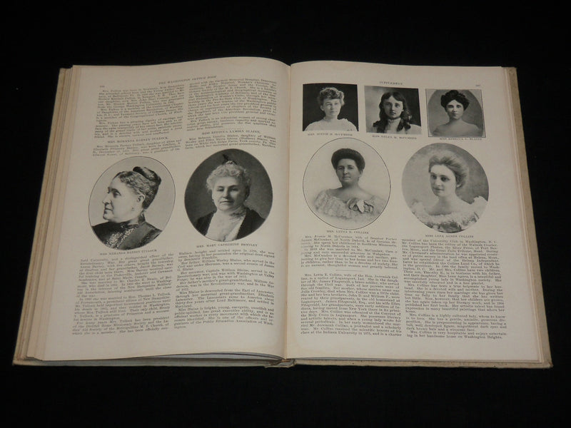 1895 THE WASHINGTON SKETCH BOOK BY IDA HINMAN - GREAT PHOTOS - I 1989