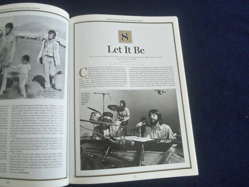2010 ROLLING STONE MAGAZINE - THE BEATLES 100 GREATEST SONGS - SP 6480I
