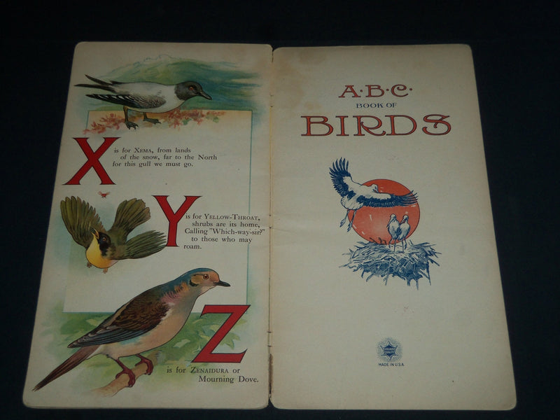 1916 A. B. C. BOOK OF BIRDS NO. 41 PICTURED BY W. F. STECHER - HODGMAN - J 3979