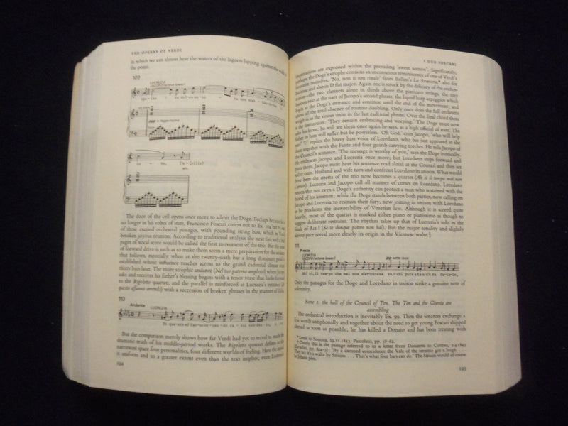 1973-1978 THE OPERAS OF VERDI SOFTCOVER BOOKS - VOLS 1 & 2 - J. BUDDER - KD 8696