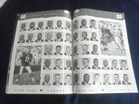 1998 OCTOBER 31 FOOTBALL PROGRAM - NOTRE DAME VS BAYLOR UNIVERSITY - SP 1213J