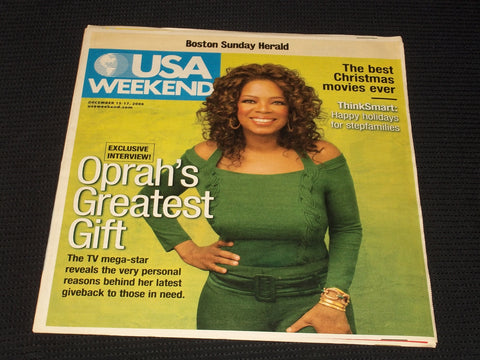 2006 DECEMBER 15 BOSTON SUNDAY HERALD USA MAGAZINE - OPRAH - E 5250