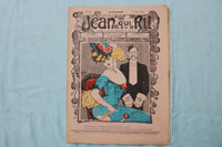 1907-1908 JEAN QUI RIT MAGAZINE - ILLUSTRATED JOURNAL-FRENCH - LOT OF 3 - K 2544