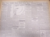 1920 JULY 16 NEW YORK TIMES - RESOLUTE DISABLED, SHAMROCK WON RACE - NT 5368