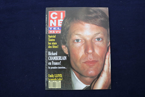 1987 DECEMBER 24 CINE TELE REVUE MAGAZINE - RICHARD CHAMBERLAIN COVER - E 12025