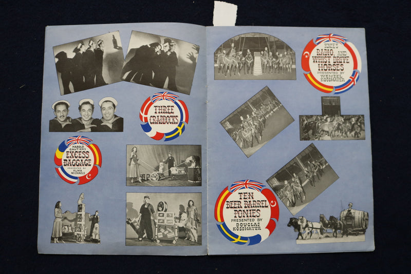 1954 BLACKPOOL TOWER CURCUS SOFTCOVER PROGRAM - K 607