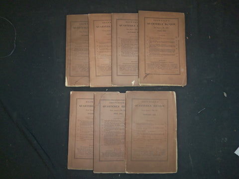 1851-1855 BROWNSON'S QUARTERLY REVIEW MAGAZINE - LOT OF 7 ISSUES - WR 1218