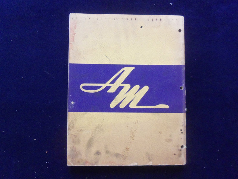 1966 RAMBLER AMERICAN TECHNICAL SERIVCE MANUL - SOFTCOVER MANUAL - KD 8880