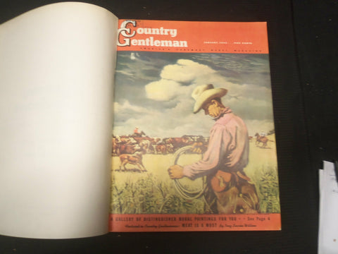1942 JANUARY-DECEMBER COUNTRY GENTLEMAN BOUND MAGAZINE VOLUME - R 729L