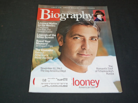 2003 NOVEMBER BIOGRAPHY MAGAZINE - GEORGE CLOONEY - SP 7333