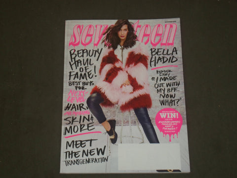 2015 NOVEMBER SEVENTEEN MAGAZINE - BELLA HADID COVER - B 1773