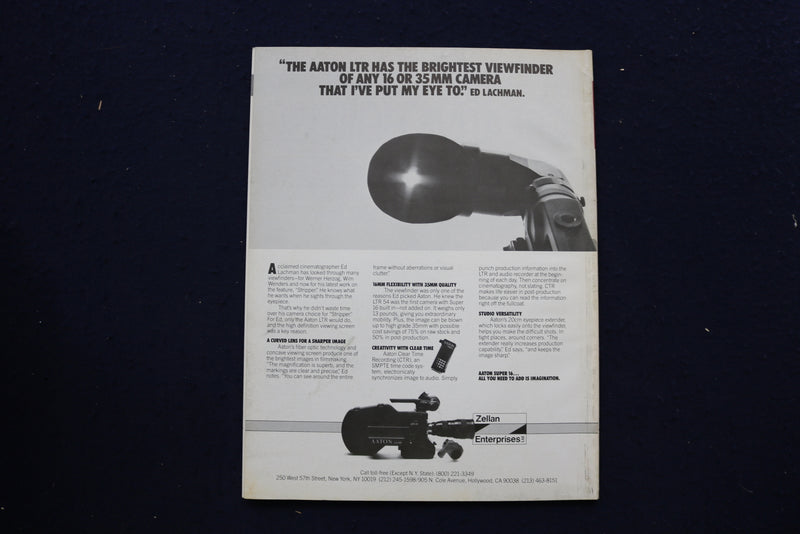 1985 FEBRUARY AMERICAN CINEMATOGRAPHER MAGAZINE - PEGGY ASHCROFT COVER - E 17723