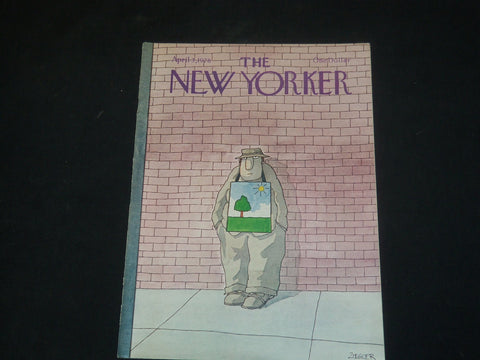 1978 APRIL 3 THE NEW YORKER MAGAZINE - ILLUSTRATED COVER - NY 1230
