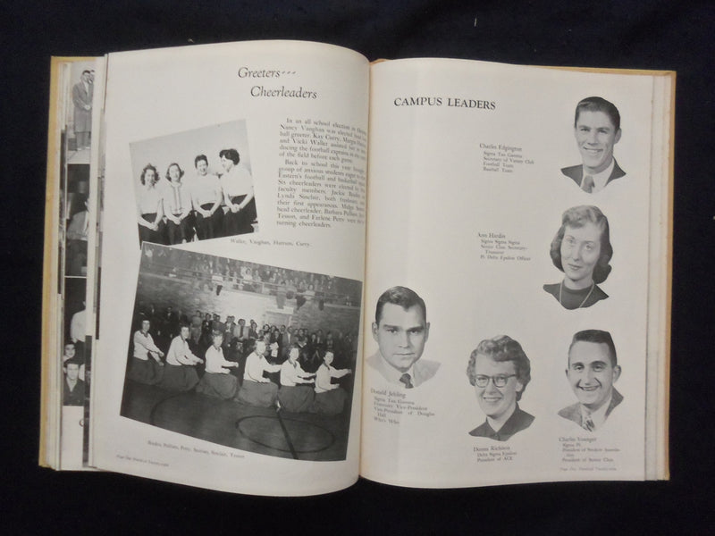 1954 WARBLER EASTERN ILLINOIS STATE COLLEGE YEARBOOK - CHARLESTON, IL - YB 3312