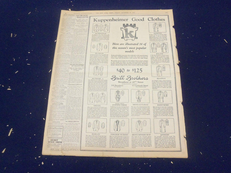 1923 DECEMBER 28 NEW YORK TIMES - DIXMUDE SIGHTED WEDNESDAY ADRIFT - NT 9222