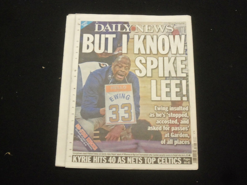 2021 MARCH 12 NEW YORK DAILY NEWS NEWSPAPER - 1 YEAR AGO BROADWAY WENT DARK