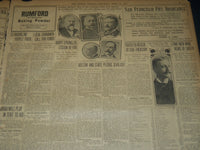 1906 APRIL 21 THE BOSTON HERALD NEWSPAPER - FIRE BREAKS OUT ANEW - BH 296