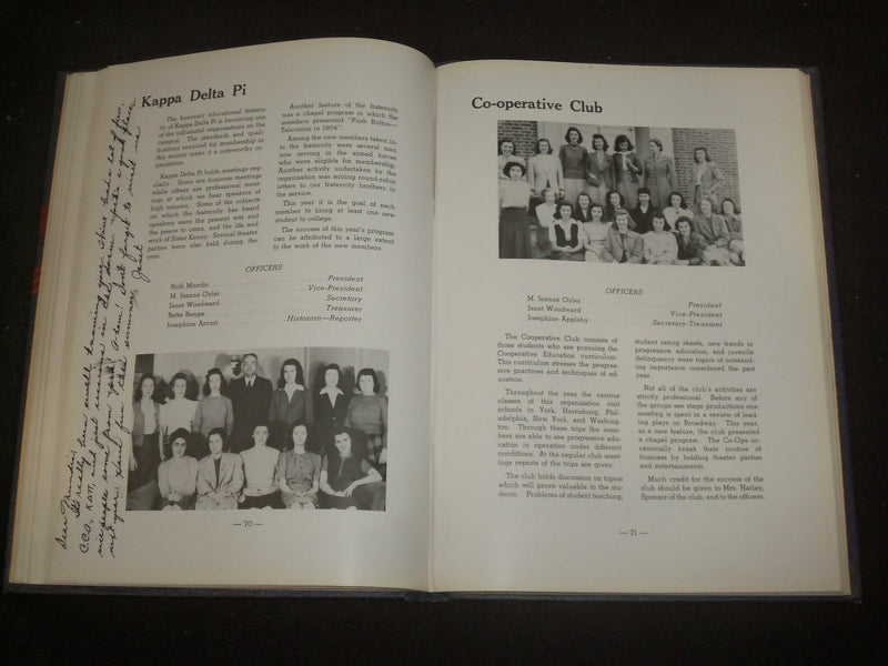 1944 CUMBERLAND SHIPPENSBURG TEACHERS COLLEGE YEARBOOK-SHIPPENSBURG, PA- YB 1959