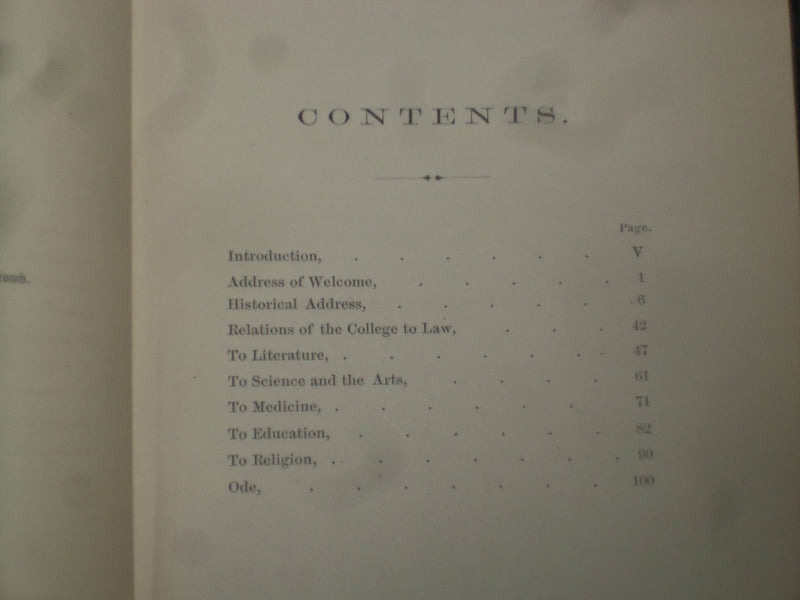 1869 DARTMOUTH COLLEGE CENTENNIAL CELEBRATION - J 4393