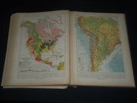 1933 HISTOIRE ET GEOGRAPHIE ATLAS GENERAL VIDAL LABLACHE PARIS FRANCE - KD 3027