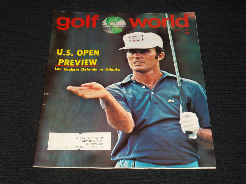 1976 JUNE 11 GOLF WORLD MAGAZINE - LOU GRAHAM FRONT COVER - E 6781