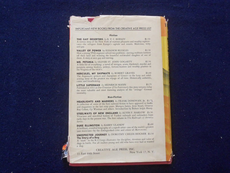 1945 CHUNGKING LISTENING POST HARDCOVER BOOK BY MARK TENNIEN - KD 8434