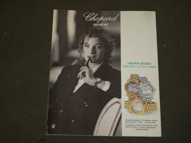 1994 OCTOBER TOWN & COUNTRY MAGAZINE - ANJELICA HUSTON- KENNETH JAY LANE- B 5070