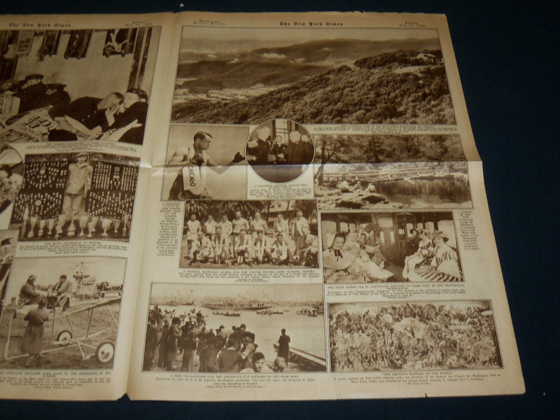 1936 JUNE 21 NEW YORK TIMES ROTO PICTURE SECTION - ALFA LANDON - NT 9381