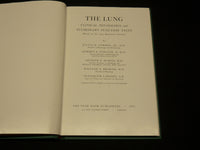 1954-1957 THE LUNG CLINICAL PHYSIOLOGY BOOKS LOT OF 2 - DRINKER - KD 2769V