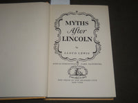 1941 MYTHS AFTER LINCOLN BY LLOYD LEWIS READERS CLUB EDITION BOOK - KD 4425