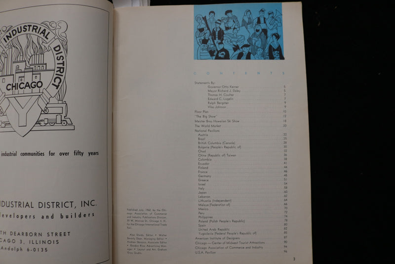 1962 CHICAGO INTERNATIONAL TRADE FAIR PROGRAM - K 3035