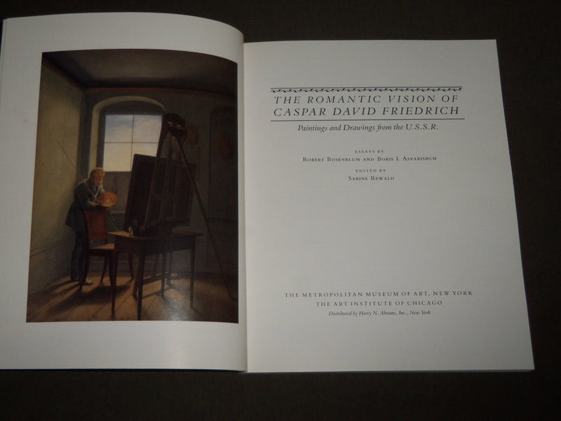 1990 THE ROMANTIC VISION OF CASPAR DAVID FRIEDRICH SOFTCOVER CATALOG - KD 5079