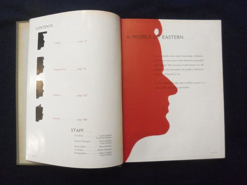 1956 WARBLER EASTERN ILLINOIS STATE COLLEGE YEARBOOK - CHARLESTON, IL - YB 3314