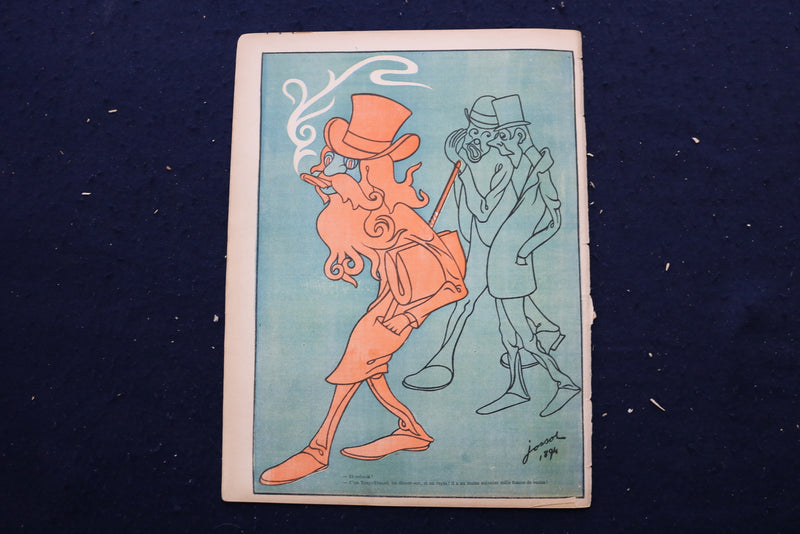 1894 LE RIRE JOURNAL HUMORISTIQUE MAGAZINE - FRENCH - FIRST 4 ISSUES - O 3620