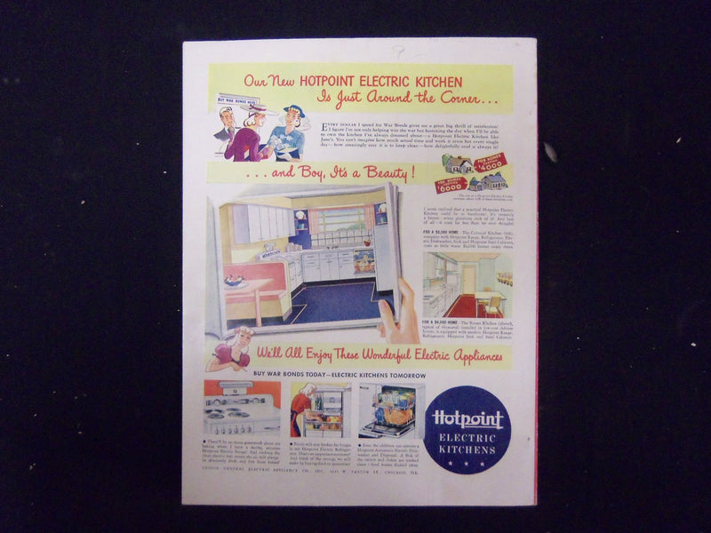 1942 OCTOBER HOUSE BEAUTIFUL MAGAZINE - GREAT PHOTOS & ADS - ST 3711