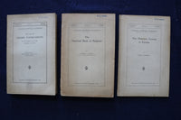 1910 NATIONAL MONEYTARY COMMISSION REPORTS - LOT OF 9 - O 3469
