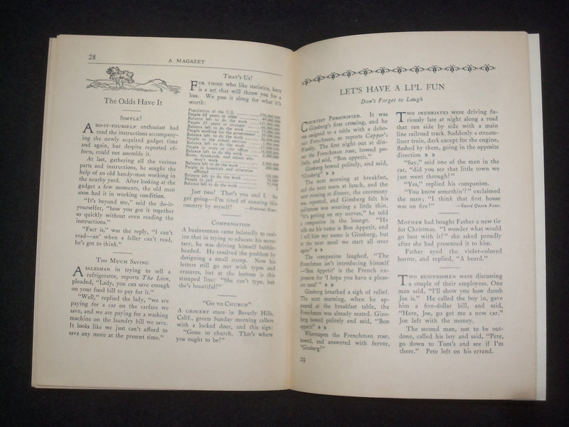 1957 APRIL SUNSHINE MAGAZINE - J 9972