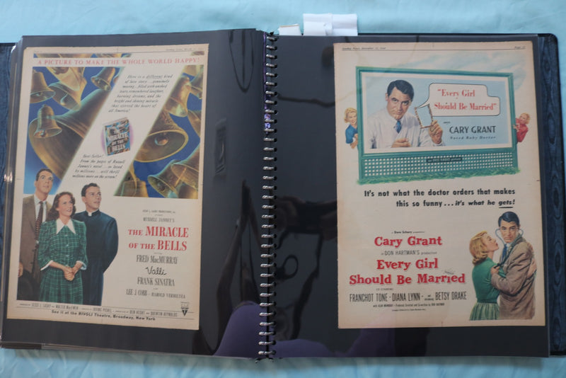 HUGE MOVIE SCRAPBOOK - LOBBY CARDS - #19