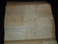 1900-1901 PHARMACIST'S PRESCRIPTIONS SCRAPBOOK FROM DOCTORS - R. I. - KD 5403O