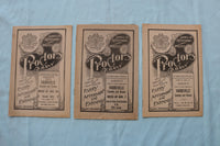 1904-1907 PROCTOR'S ALBANY THEATRE PROGRAMS - LOT OF 37 - O 3721