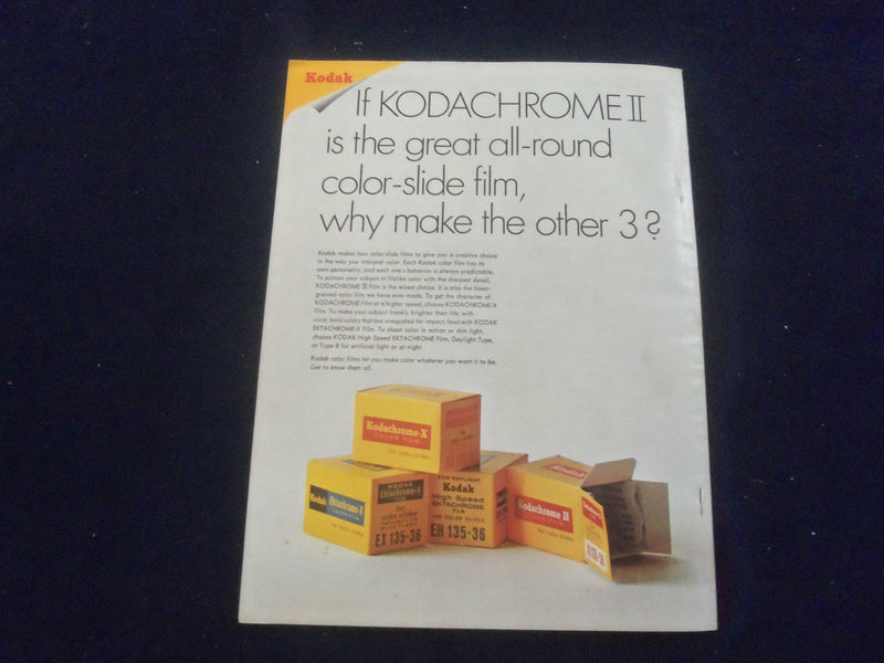 1968 JANUARY U.S CAMERA AND TRAVEL MAGAZINE - HIGH SPEED EKTACHROME - SP 4714B