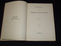 1899-1904 WASHINGTON ACADEMY SCIENCES PROCEEDINGS BOUND VOLUME LOT OF 5 - KD 46