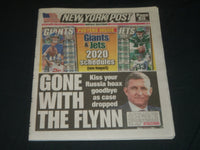 2020 MAY 8 NEW YORK POST NEWSPAPER - GONE WITH THE FLYNN - RUSSIA HOAX